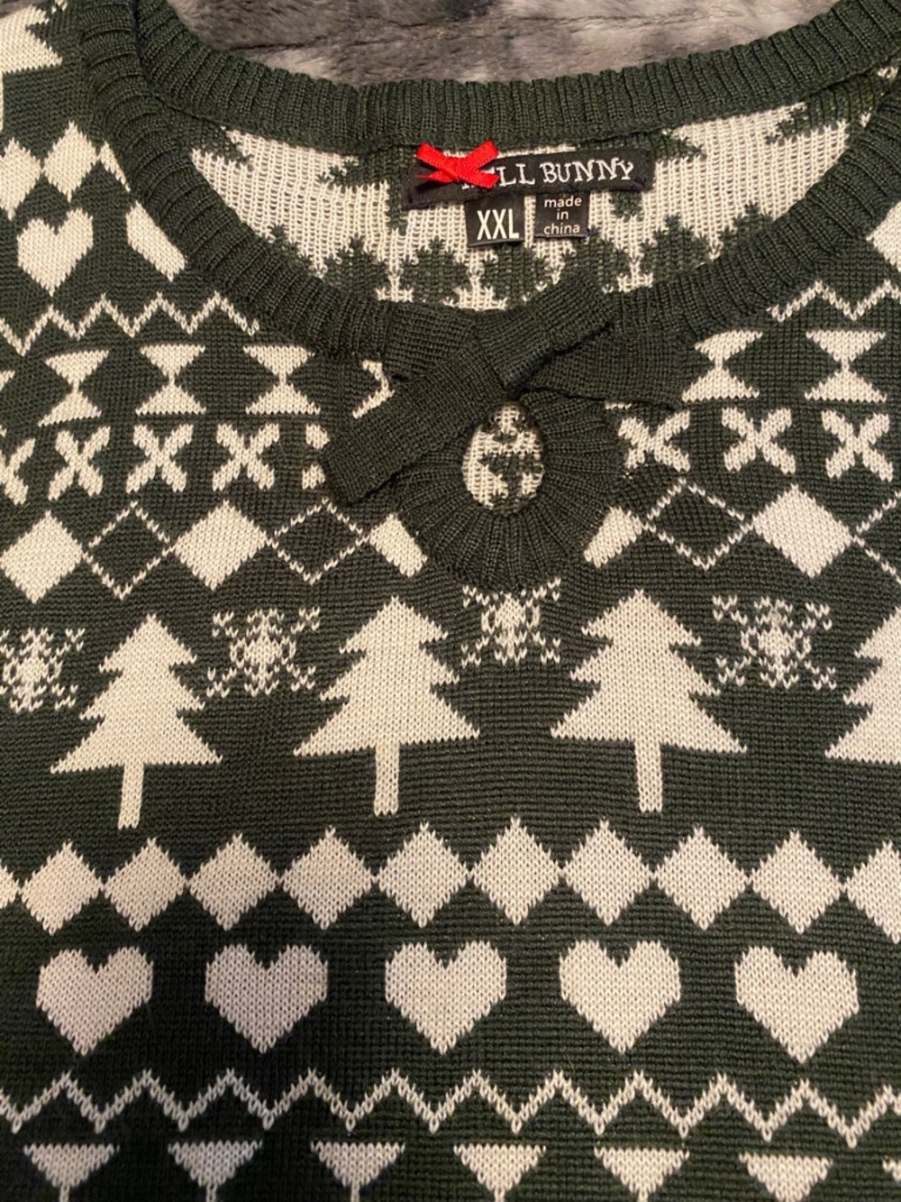 XXL Hell Bunny Pinup Winter/Holiday Knit Sweater NWOT